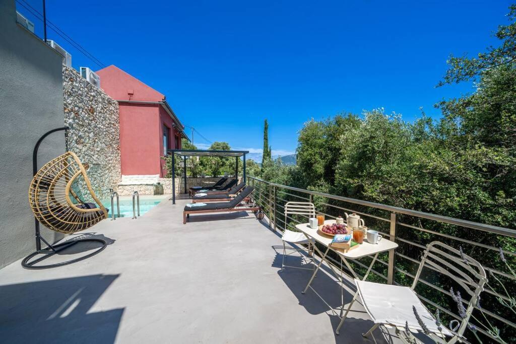 Villa Elisabeth Sea View Private Pool Fiskardo Kefalonia Katsaráta Exterior foto